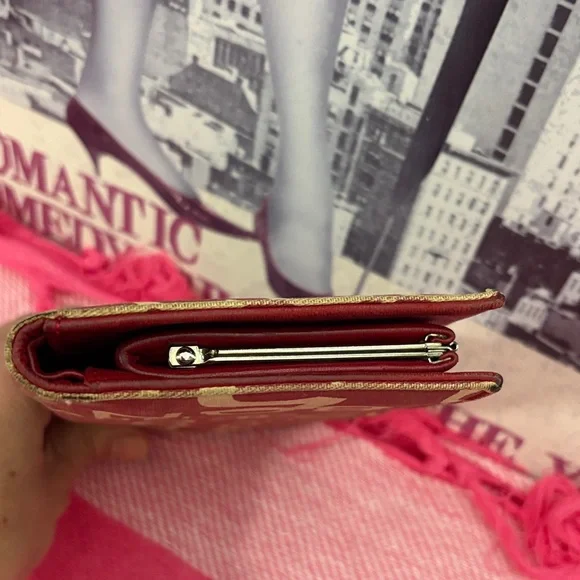 Chanel Coco kisslock wallet in fabric and leather - Picture 3 of 16